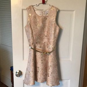 Children’s Place gold shimmery dress size 14